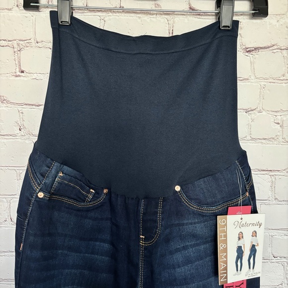 9TH & MAIN Maternity Skinny Stretch Jeans--M - Picture 3 of 12